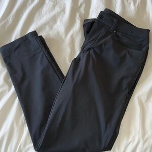 Lululemon ABC slim-fit 5 pocket warpstreme pants. 32x32. Obsidian.